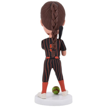 Custom Baseball Batting Bobblehead